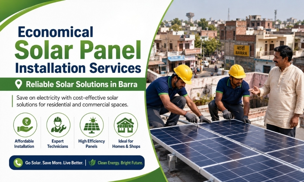 Economical Solar Panel Installation Services in Barra